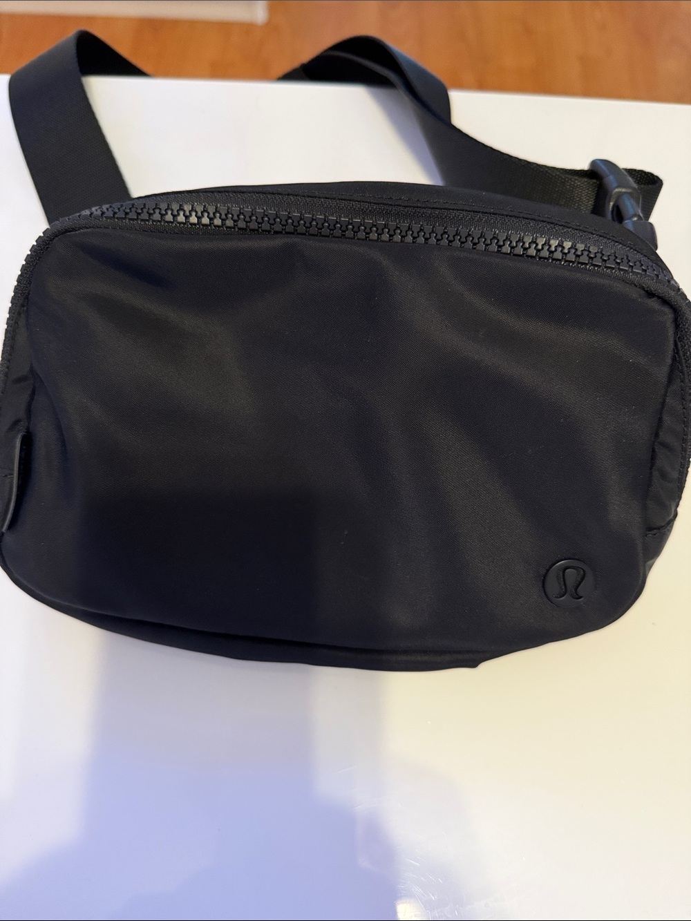 lululemon athletica Black Compact Crossbody Belt Bag
